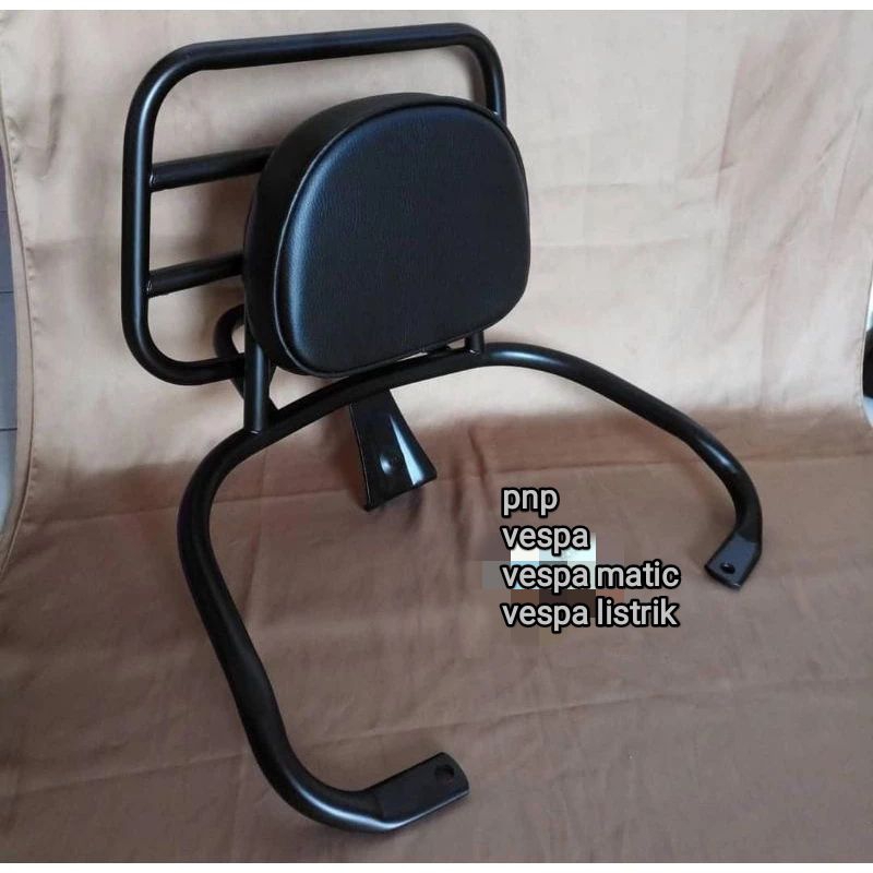 backrack senderan jok vespa matic unwinfly t3 Lx primavera matic S vespa sprint motor listrik t3 sup