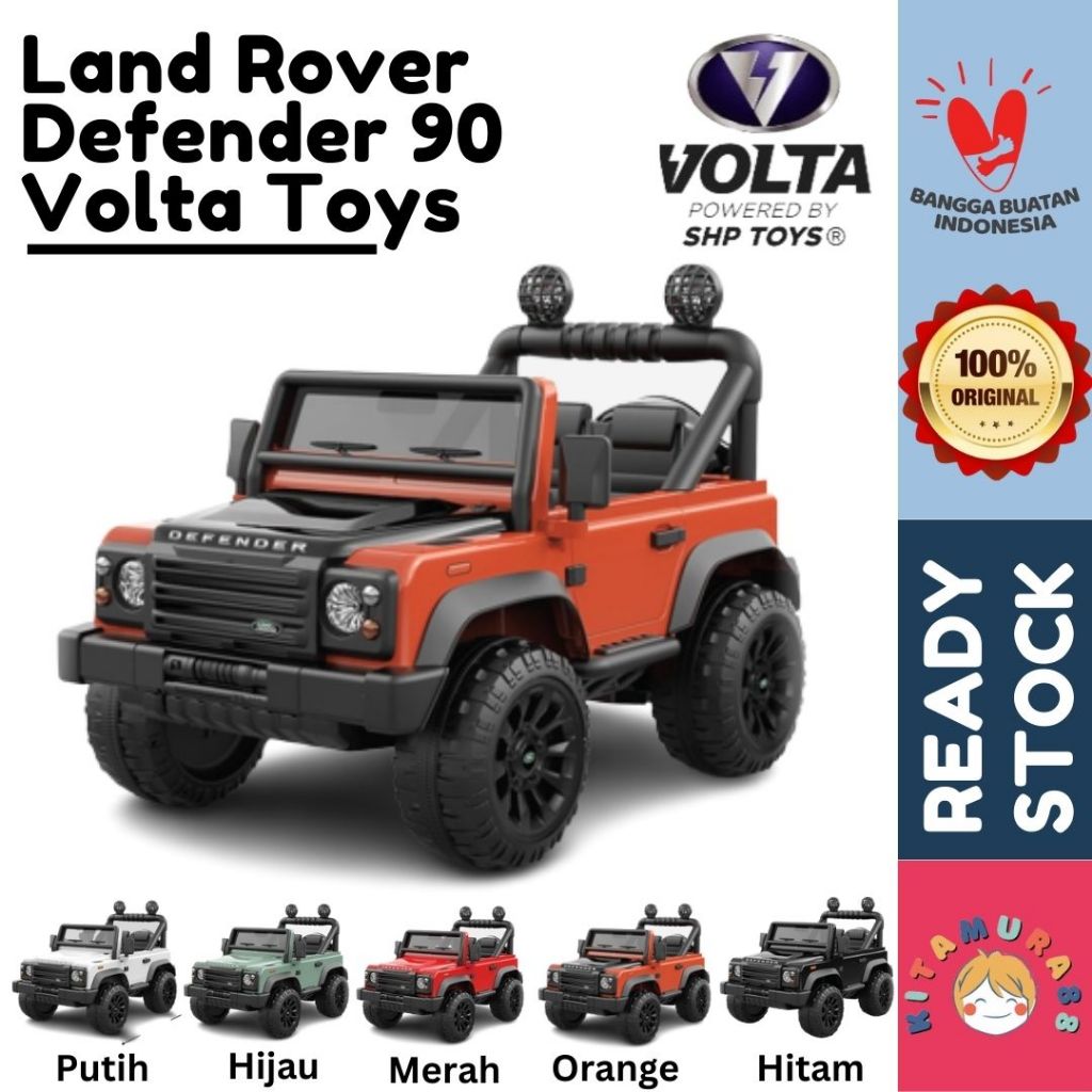 Volta 5008 Land Rover Defender 90 SHP Toys Mobil Mainan Aki Remote Control
