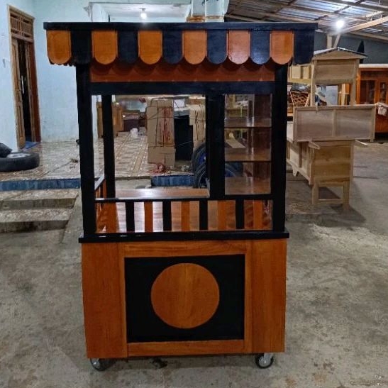 gerobak minuman kekinian jus buah free ongkir