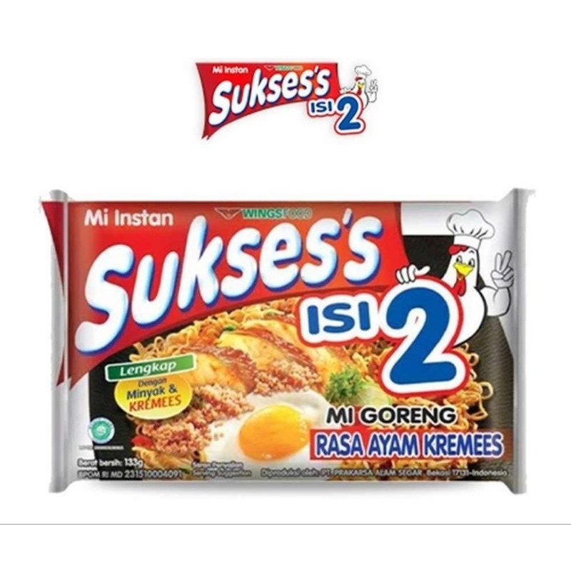 

MIE SUKSES GORENG RASA AYAM KREMES ISI 2