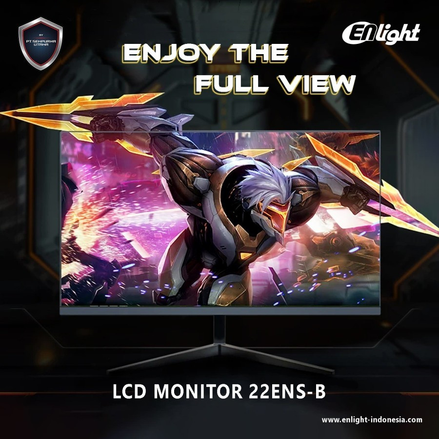 Monitor LCD Enlight 22" 22ENS-B Frameless Monitor 22 Inch 75Hz