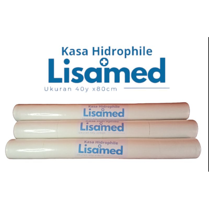 kasa gulung besar 40yard 36 meter steril - kasa 40x80 - kasa perban