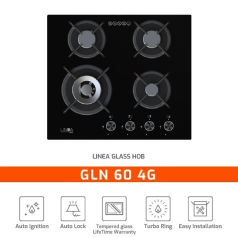 Kompor Tanam Gas 4 Tungku Gas Hob Linea Teka GLN 60 4G