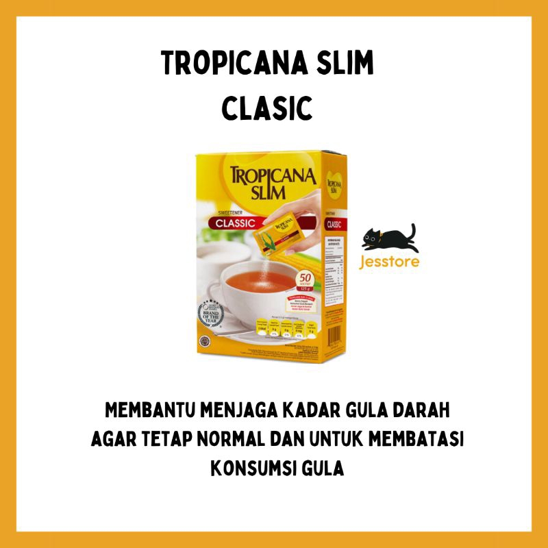 

TROPICANA SLIM SWEETENER CLASIC PER ECER