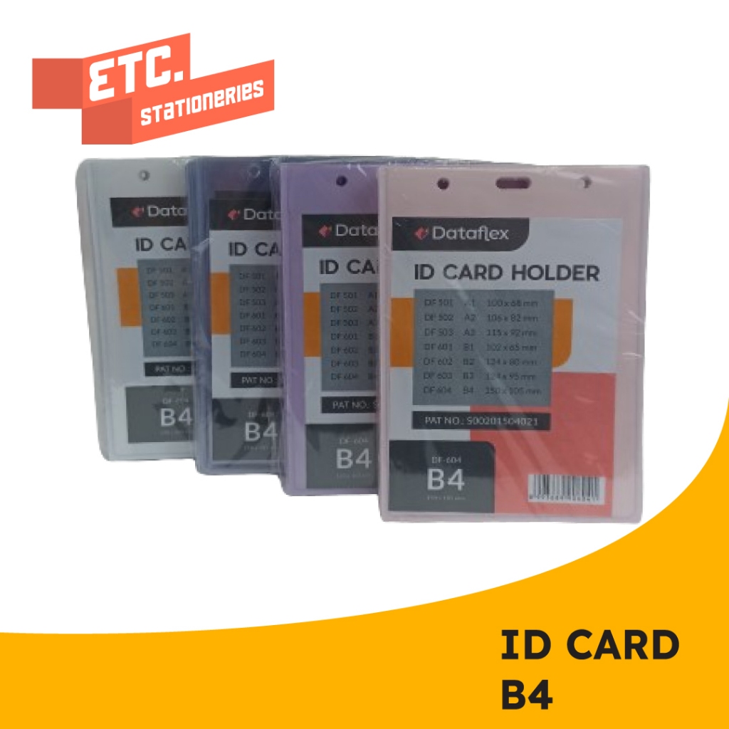 

Dataflex ID Card B4 Case Plastik Mika / Name Tag Holder VC-604