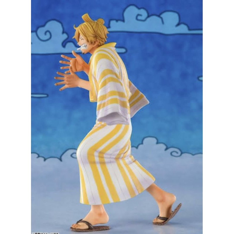 Sanji One Piece FIGUARTS ZERO Action Figure Sanji WANO EDITION, japan samurai, BONUS pula tambahan a