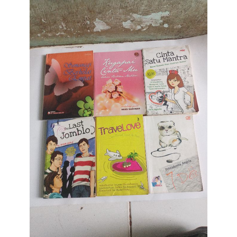 ori NOVEL SEMANGGI BERHELAI EMPAT, KUGAPAI CINTA MU, CINTA SATU MANTRA, 7 DETIK, TRAVELONE, THE LAST