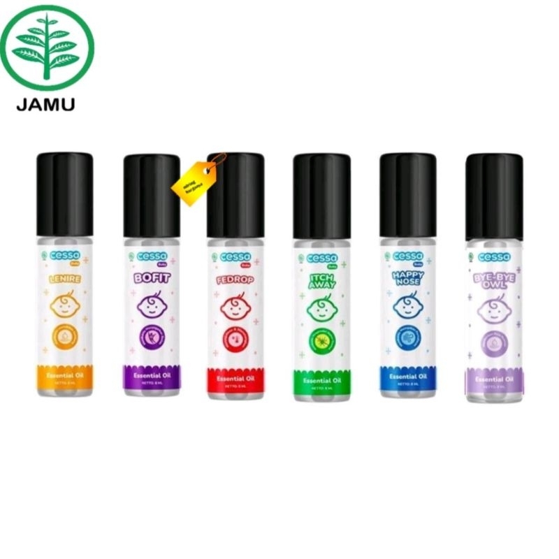 Cessa Baby Happy Nose Essential Oil 8ml ( Flu dan Batuk ) | Cessa Baby Fedrop - Membantu melegakan p