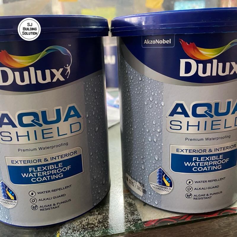 Cat Pelapis Anti Bocor AQUASHIELD DULUX 1 Kg 1kg PUTIH HITAM DARK GREY LIGHT GREY MERAH COKLAT WARNA