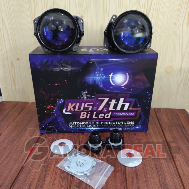 BILED KUS 7th BILED PROJECTOR LENS 3 INCH BLUE LENS PROJECTOR LENS BI LED KUS