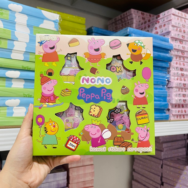 

[PIKA] STIKER NONO PEPPA PIG ISI 100 LEMBAR | STIKER VIRAL | STIKER WATERPROOF | STIKER PIKASTAR | STIKER MOMO | STIKER ANAK