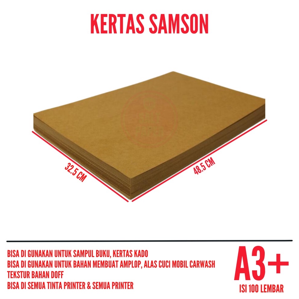 

ART A23B Kertas Samson A3 isi 1 lembar Kertas Samson A3 Plus