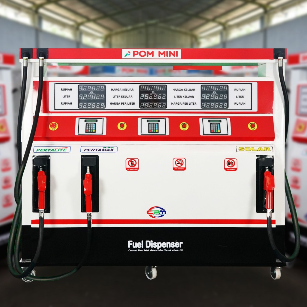 POM MINI - PERTAMINI DIGITAL 3 NOZZLE 3 x 110 L DAN 210 L