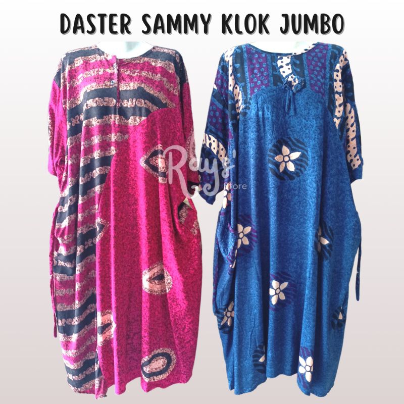 Daster Sammy Batik Klok Saku Jumbo