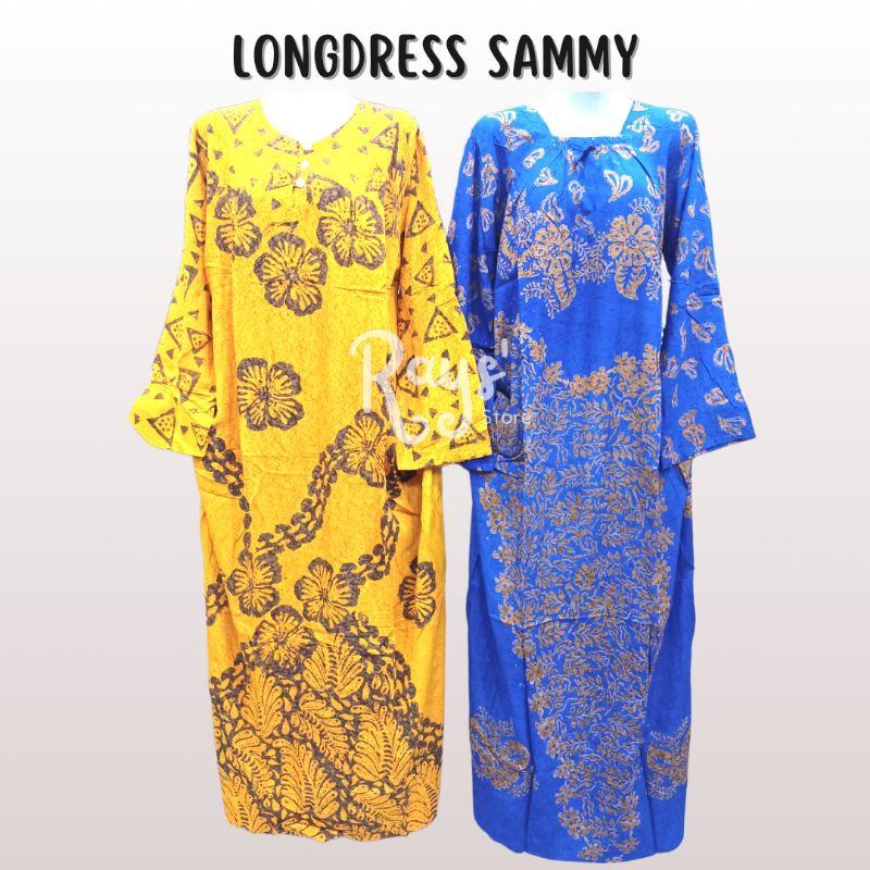 Longdress Sammy Daster Batik Lengan Panjang