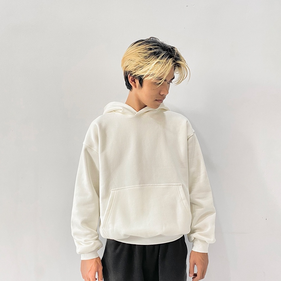 Dear Gloomiesunday Hoodie 33GSM Boxy Fit Polos Cotton Fleece Heavyweight