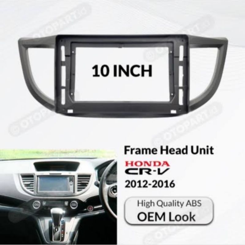 Frame Android 10" Oem CRV 2012-2016