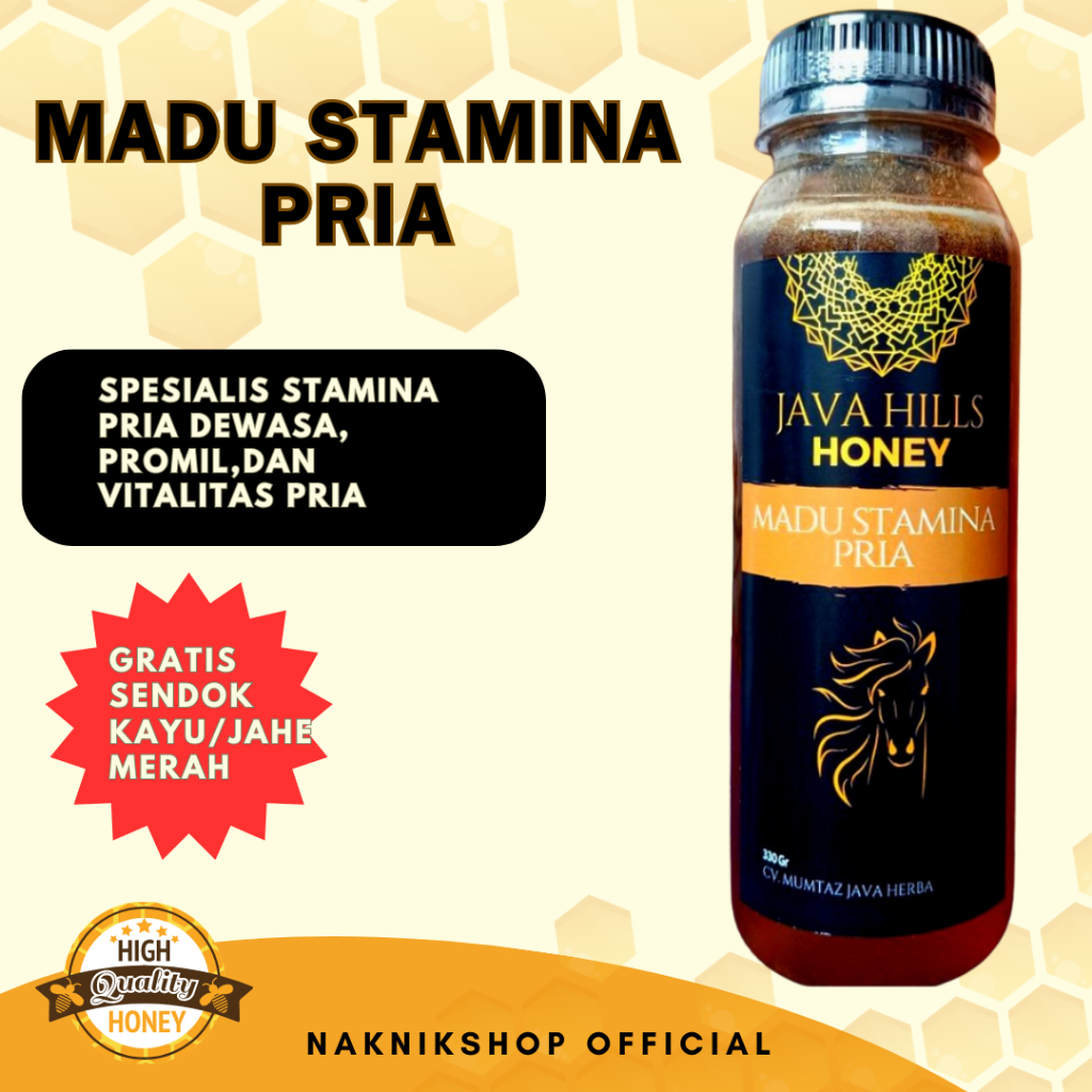 

MADU STAMINA PRIA DEWASA MADU MURNI ASLI MADU HERBAL BY MUMTAZ JAVA HERBA 330 gram