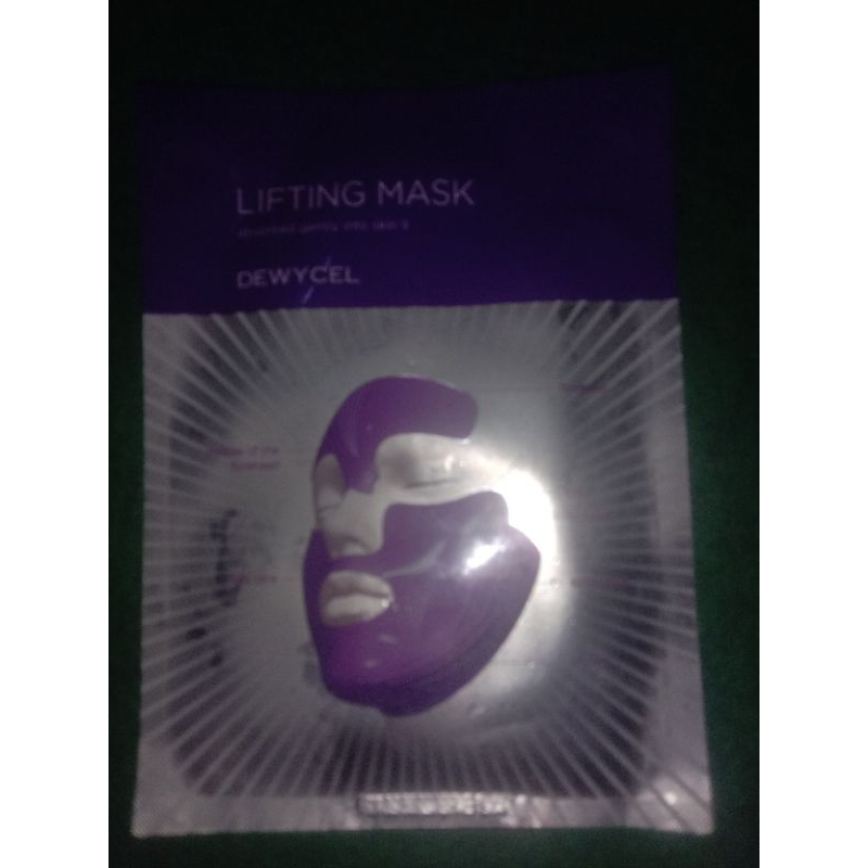 Dewycel Lifting Mask- Masker perawatan Wajah(Sheet Mask) Korean Product- Free Mask