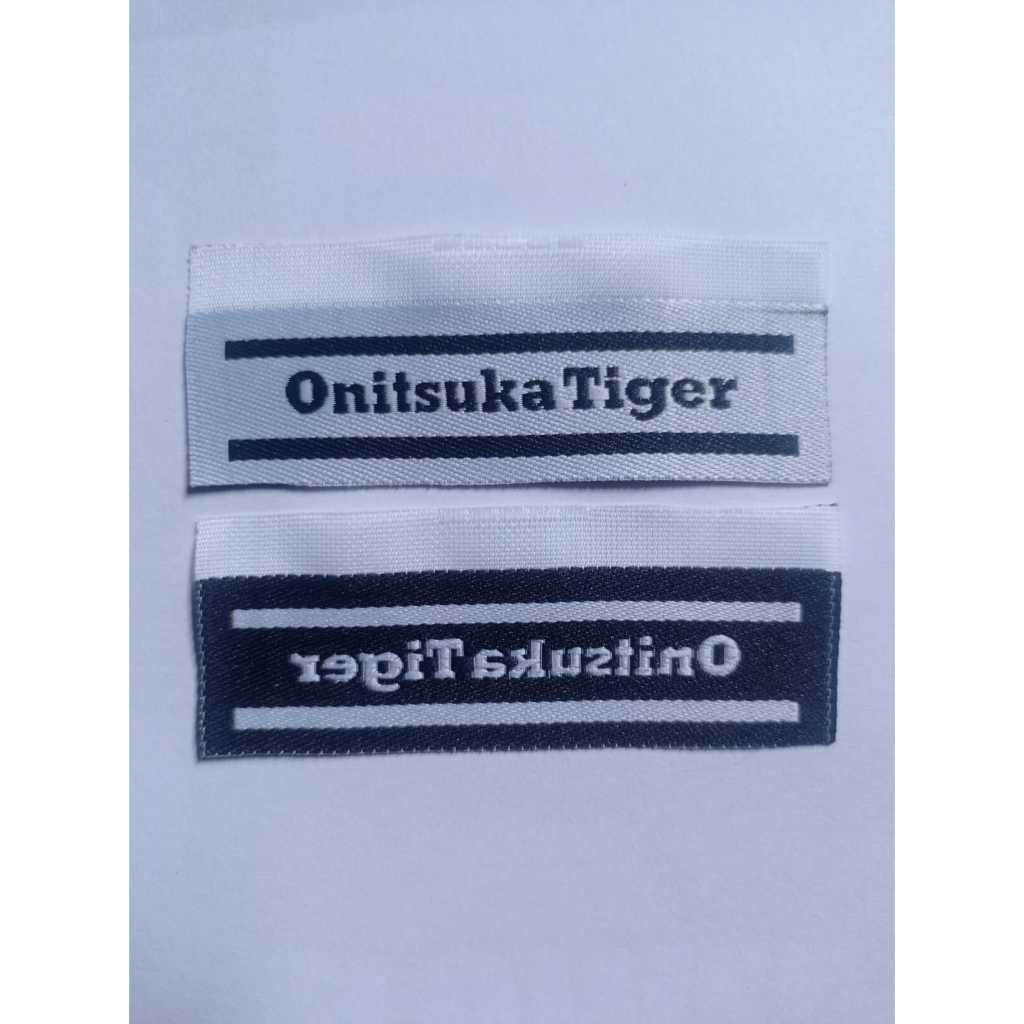 

TAG ONITSUKA TIGER . WOVEN RAJU , HANGTAG , WASSHING SUPER PREMIUM