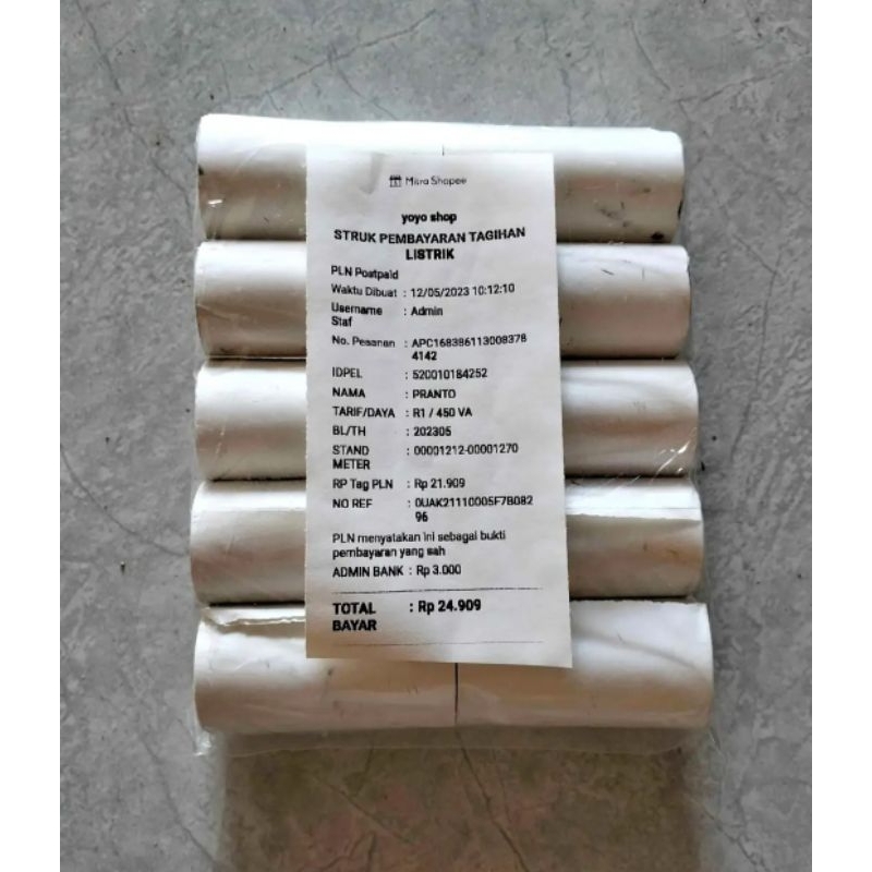 

Kertas thermal 57/58x30