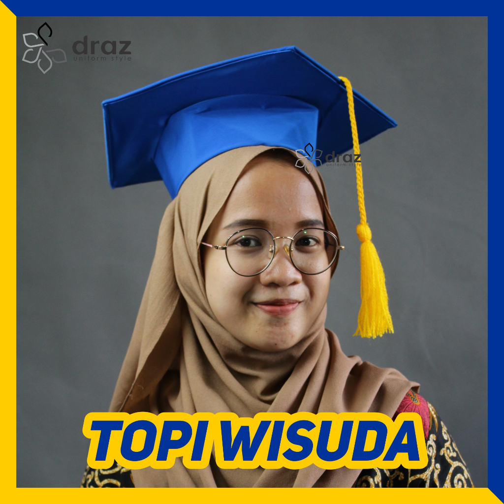 TOKODRAZ - Topi Toga Wisuda Grosir Topi Wisuda, Perlengkapan Toga Wisuda, Topi Toga Wisuda Dewasa Bi