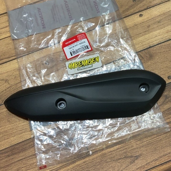 tutup cover tameng protector muffler knalpot honda beat pop esp 2014 2015 2016 2017 2018 2019 ori or