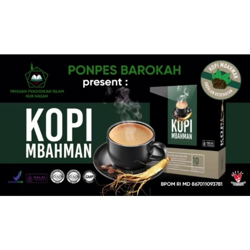 

BEST SELLER - KOPI MBAHMAN KOPI KESEHATAN UNTUK TAMBAH SEMANGAT, BAHAN TERBUAT DARI BAHAN2 RIMPANG TRADISIONAL TERPILIH Spirulina,gingseng,jahe merah DIJAMIN OKEE. (1 PACK =isi 10)