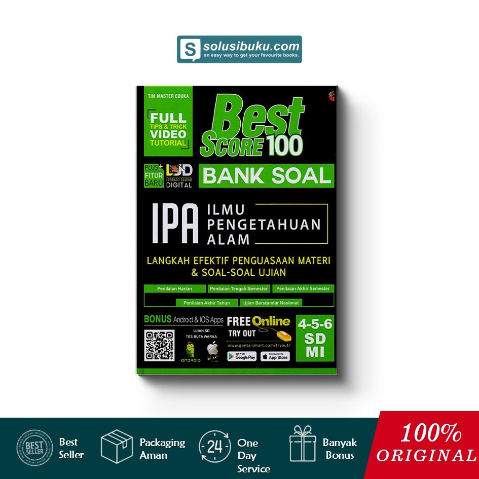 Buku Best Score 100 Bank Soal IPA SD/MI (Genta Smart)