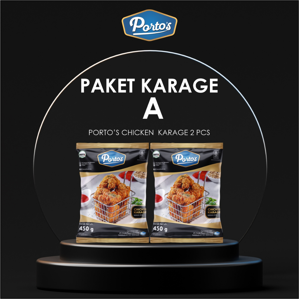 

PORTO'S - Paket Karage A - Porto's Chicken Karage 2 Pcs