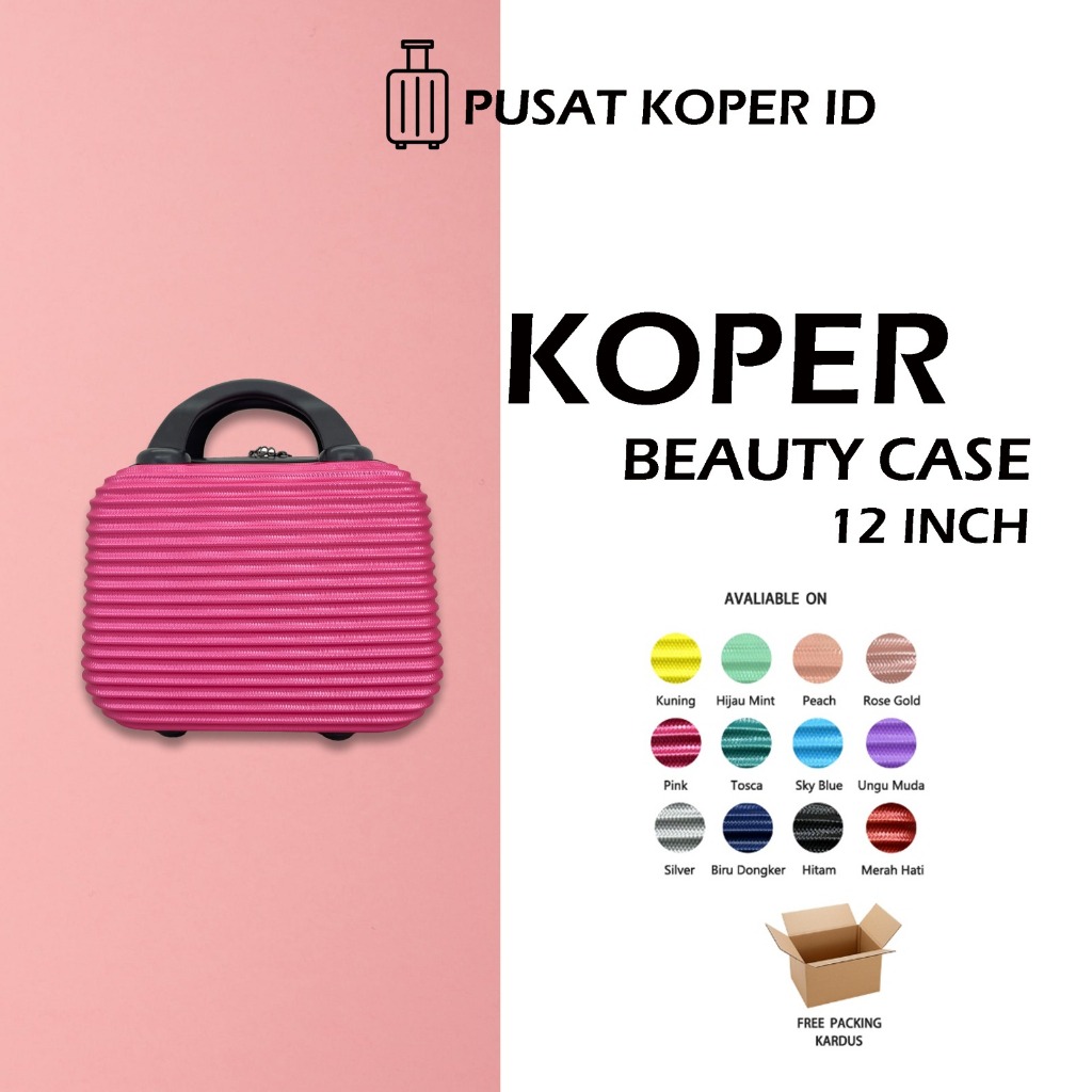MURAH READY KOPER MINI CASE 12 INCH POLO VIENNA BEAUTY CASE TAS KOPER MAKE UP KOSMETIK KOPER