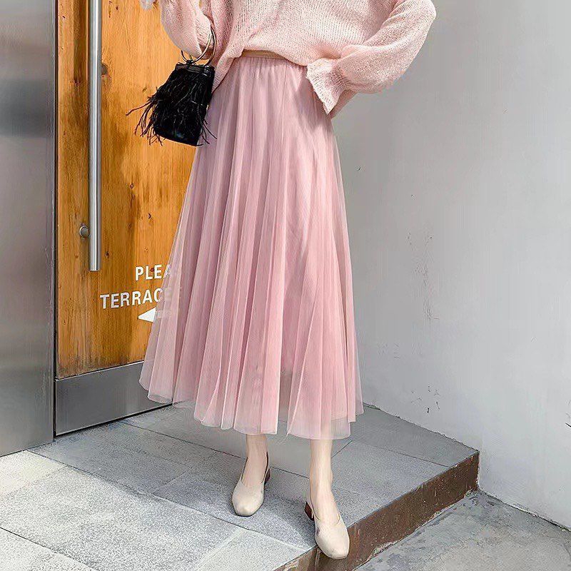 TERMURAH NEW DEALS Rok Tutu Pendek Tile 2 Layer Rok Tutu Dewasa 7/8