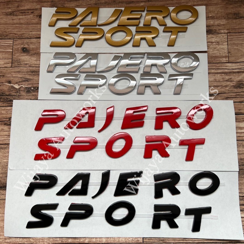 Emblem Kap Mesin Mobil Pajero Sport Emblem Pajero Sport