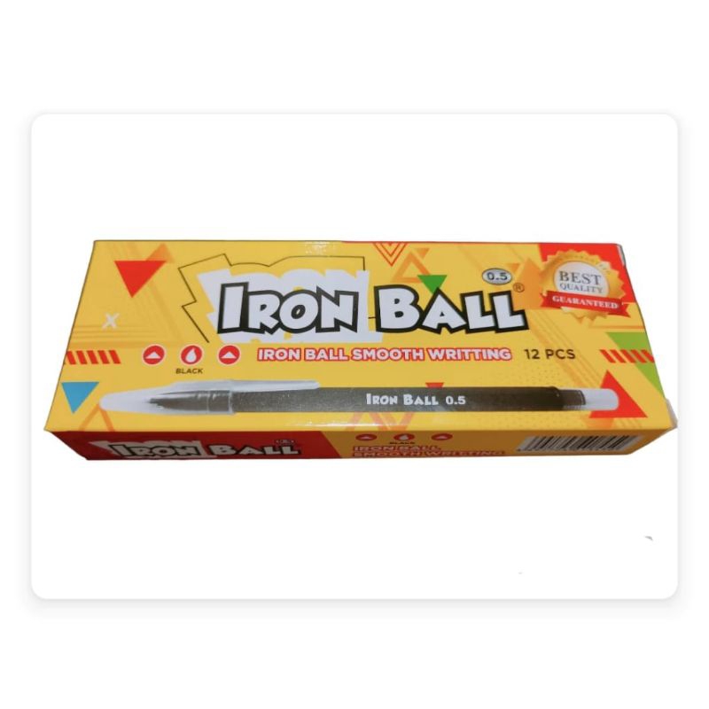 

Bolpoin / Pulpen / Ballpoint Iron Ball Hitam Termurah