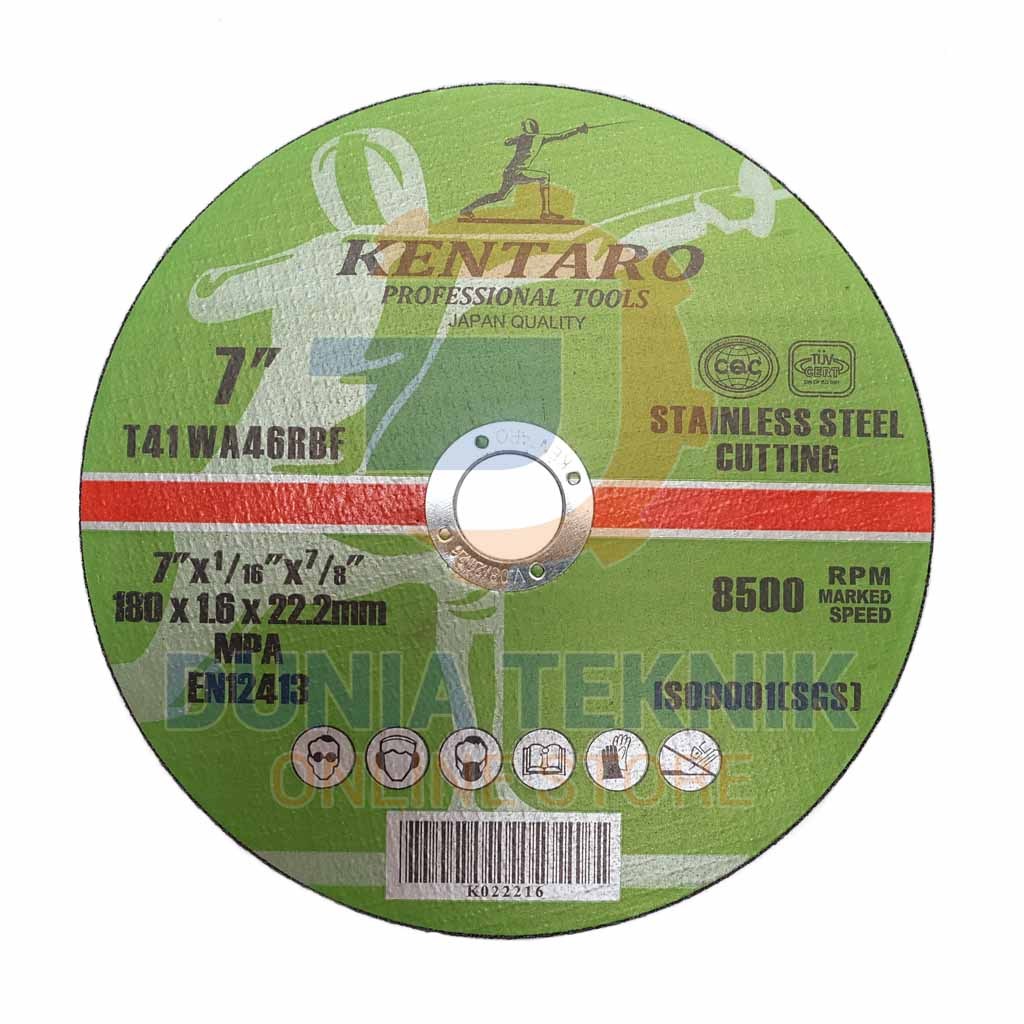 Resibon 7" Batu Potong Besi Cutting 7 inch Pisau Potong Besi Stainless