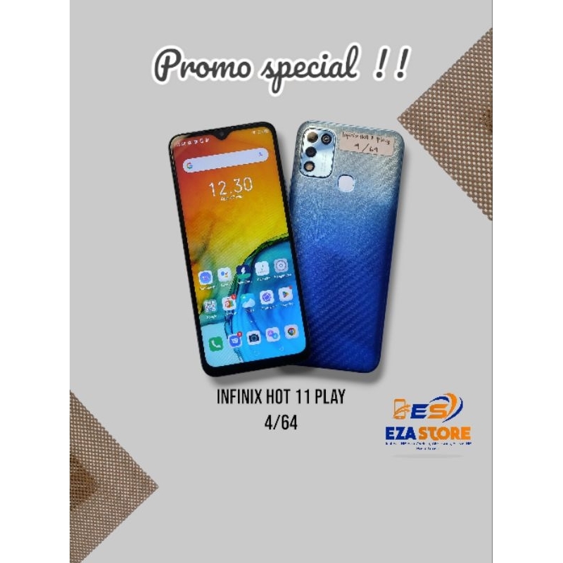 infinix hot11play RAM 4/64