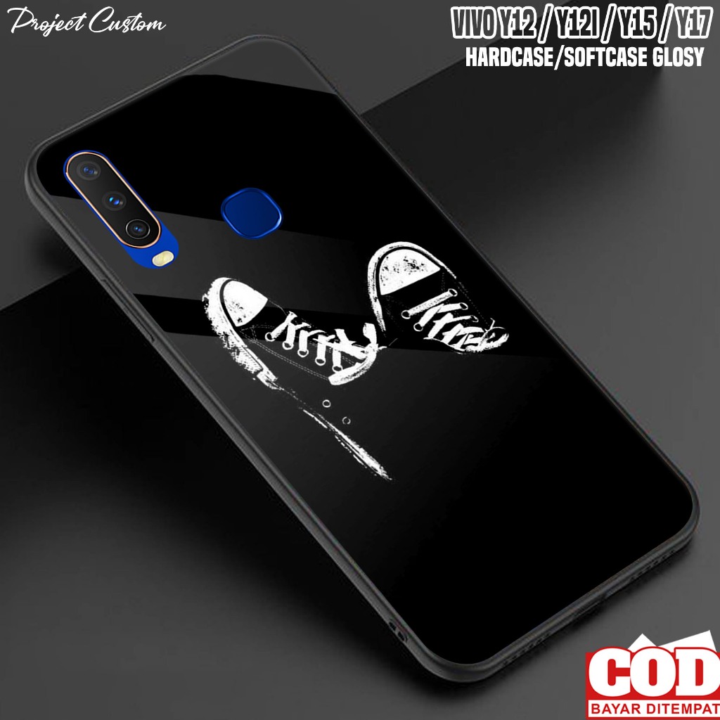 Case VIVO Y12/Y12i/Y15/Y17 - Casing Hp VIVO Y12i/Y12/Y15/Y17 Terbaru [ BLCK002 ] Silikon Hp VIVO Y15