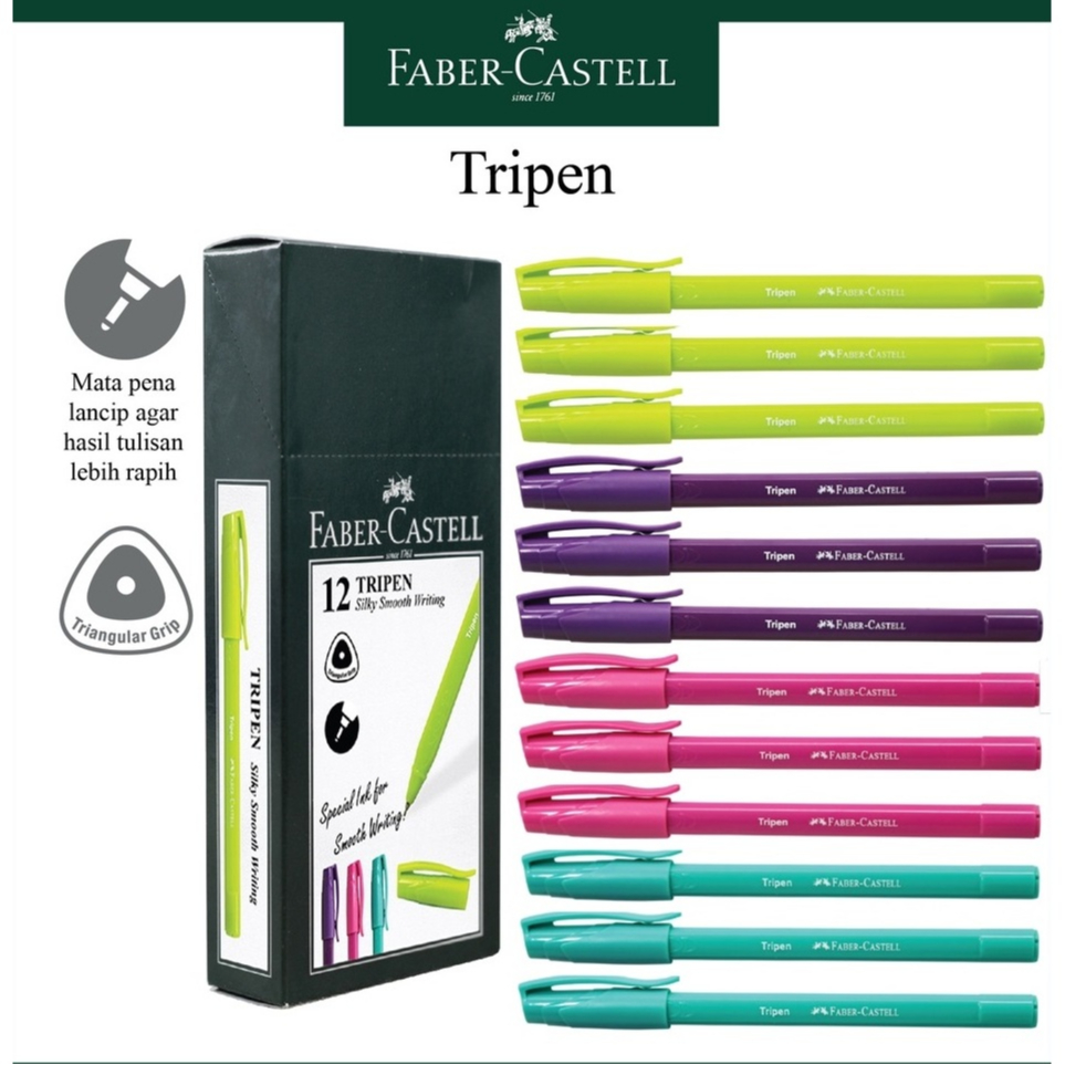 

BOLPOIN / BALLPOINT / PULPEN / PEN FABER CASTELL TRIPEN 0.7 MM