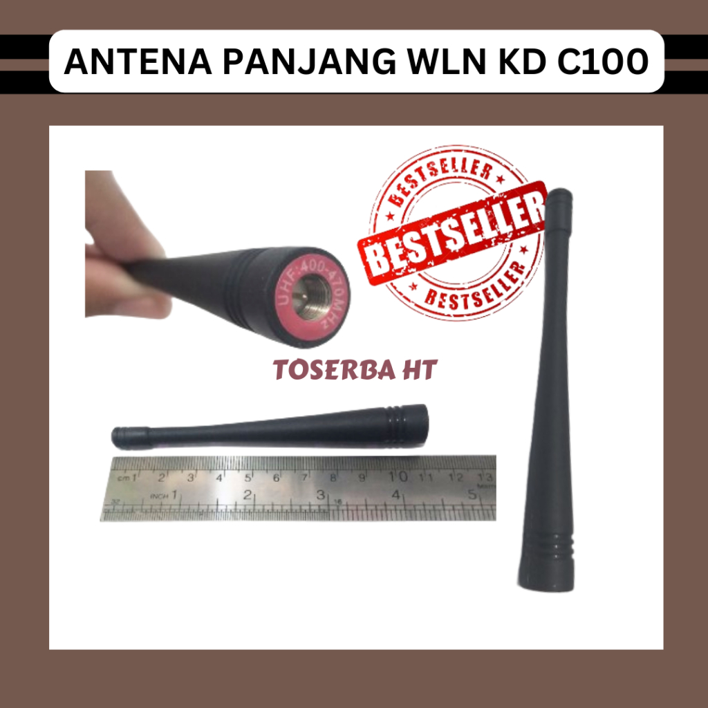ANTENA PANJANG WLN KD-C100 PANJANG ANT HT WLN C100 MURAH ANTENA WLAN ORI