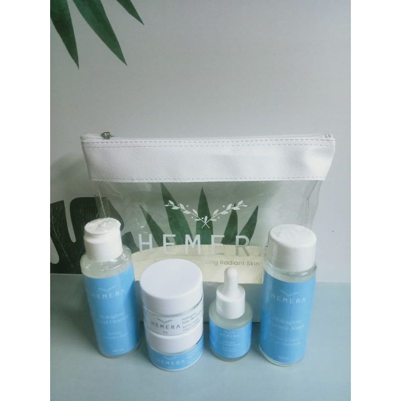 Paket Cream Hemera 5in1 Hydraglow Healthy Mesmerizing Radiant Skin BPOM