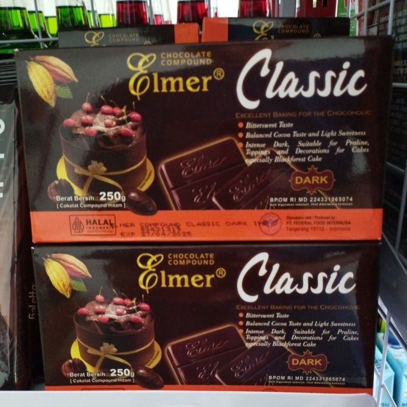 

Coklat Compound Elmer 250g Classic Cokelat