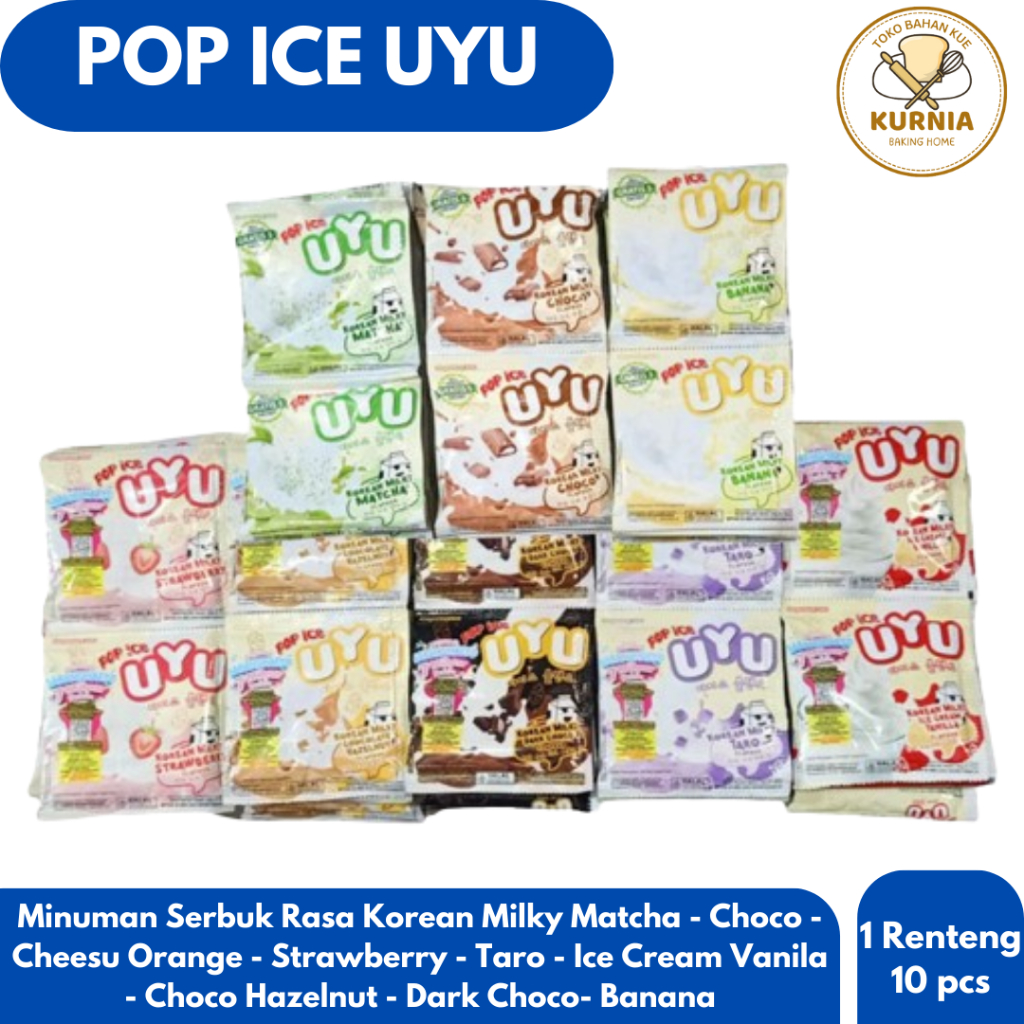 

POP ICE UYU KOREAN MILKY RENTENG 10 PCS