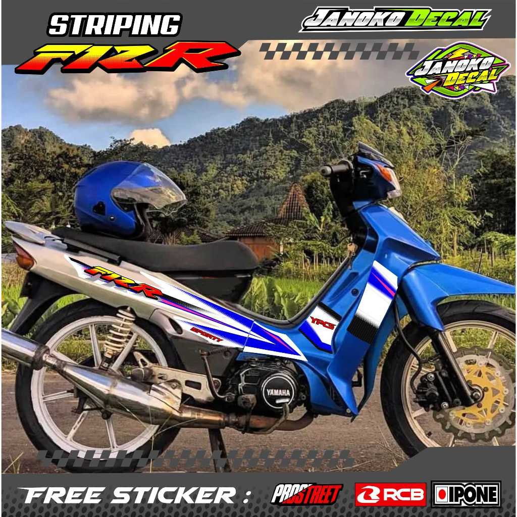 STRIPING VARIASI MOTOR YAMAHA FIZ R / STICKER LIST VARIASI MOTOR YAMAHA FIZ R