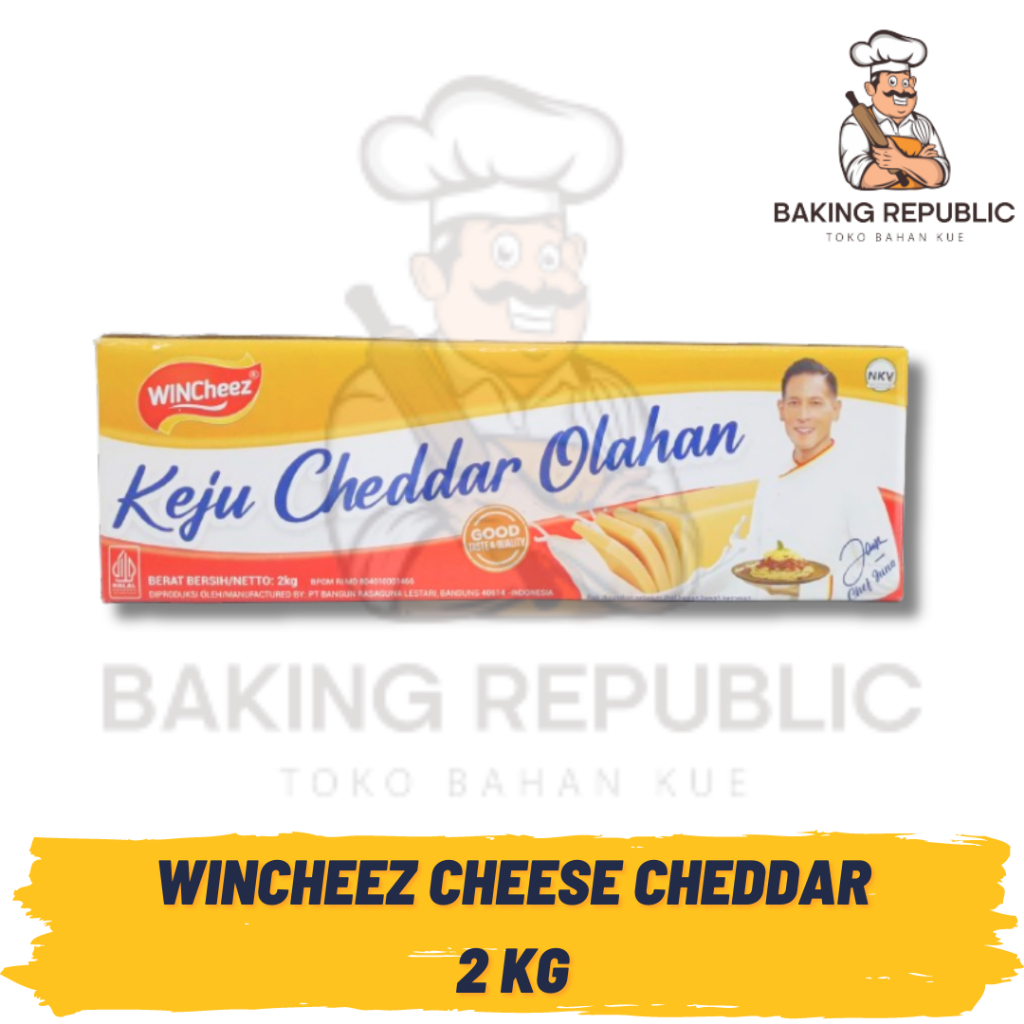 

WINCHEEZ CHEDDAR | 2 KG | WINCHEEZ CHEDDAR 2 KG SLOP KEJU SLOP UTUH