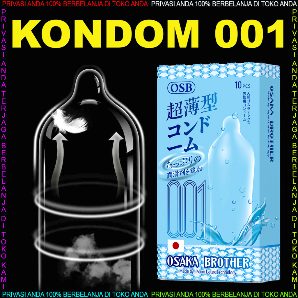 Kondom OSB 001 Tertipis Ultrathin Premium - OSB Japan Condom