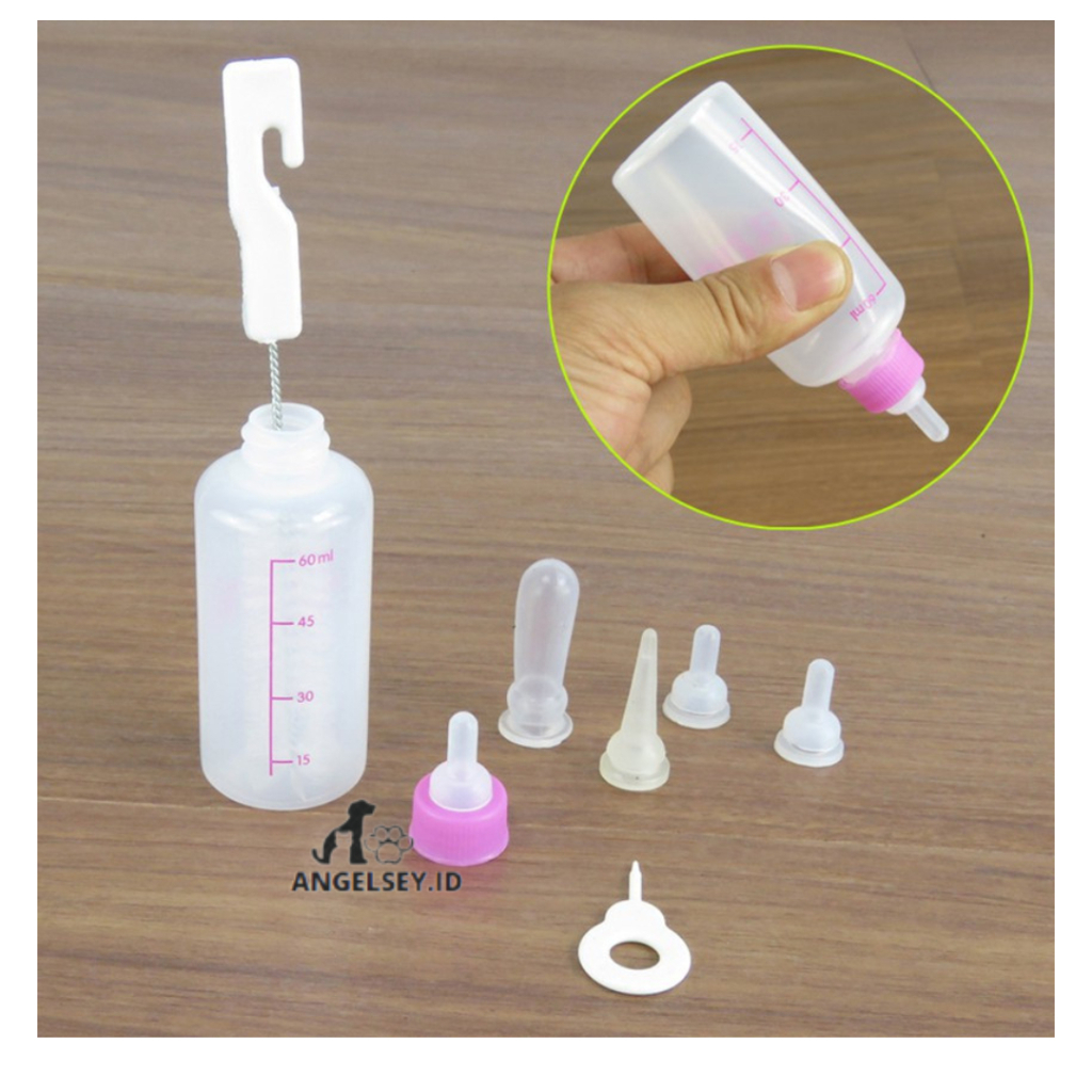 Termurah   1 Set Botol Susu Bayi Kucing , Anjing/ Botol Susu Hewan