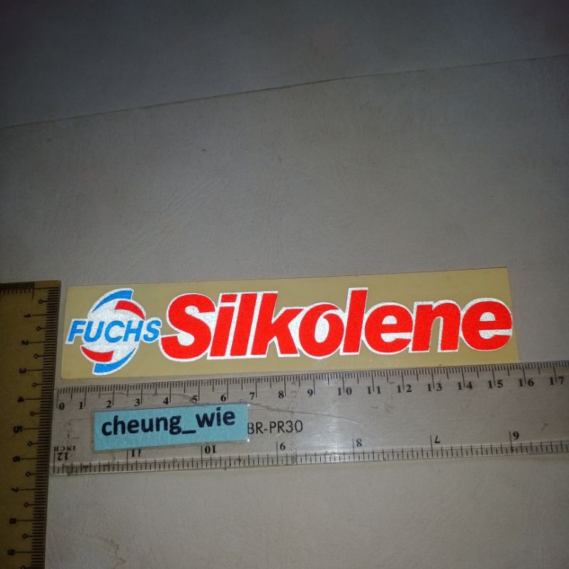 Stiker / Sticker cutting Fuchs Silkolene 1bh