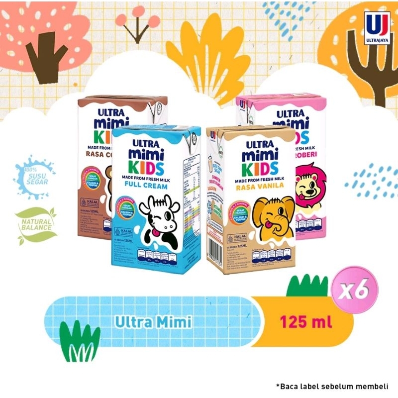 

Susu Ultra 125ml Ultra Mimi 1 kotak