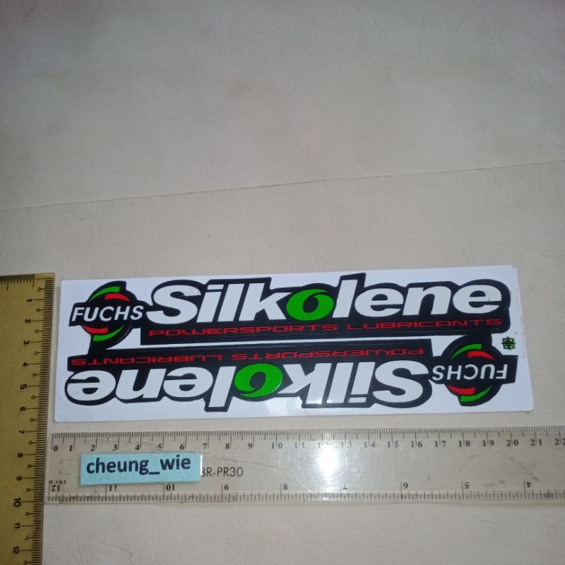 Stiker / Sticker logo Fuchs Silkolene 2bh