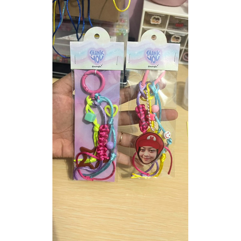 Acrylic Carabiner Charm Bag Custom